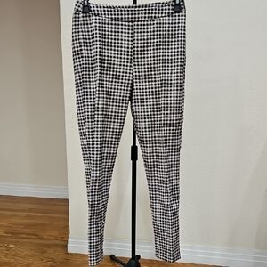 Scotch & Soda Black and White Checkered Pants - Sz S